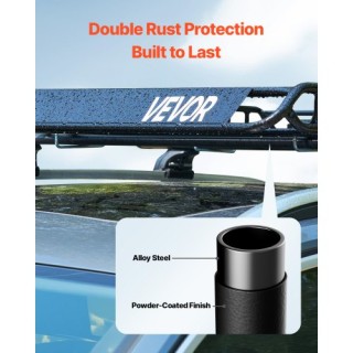 VEVOR Σχάρα Οροφής 64 x 50 x 4.1 με Κατάλληλο Δίχτυ Φόρτωσης HKSXLK... VEVOR Σχάρα Οροφής 64 x 50 x 4.1 με Κατάλληλο Δίχτυ Φόρτωσης HKSXLK...