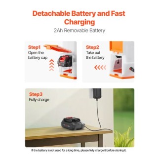 VEVOR Επαναφορτιζόμενος Ψεκαστήρας Πλάτης 3,2 Γαλόνια με Ρυθμιζόμεν...