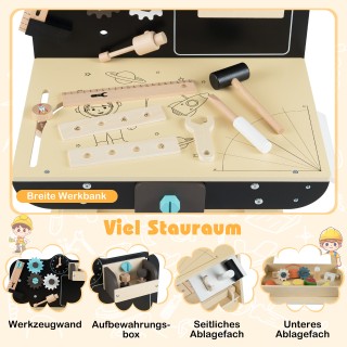 Costway Παιδικός Εργαστηριακός Πάγκος με Πίνακα Montessori - Παιχνί... Costway Παιδικός Εργαστηριακός Πάγκος με Πίνακα Montessori - Παιχνί...