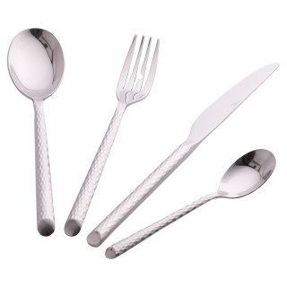 Villa DEste  Σετ 24 μαχαιροπίρουνα από γυαλιστερό ανοξείδωτο ατσάλι...