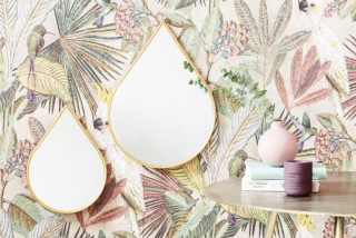 Καθρέφτες Drop Anna  - Σετ 2 τεμαχίων Χρυσό 8719743326514 Lifa-Living