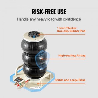 VEVOR Αερογρύλος 3 Τόνων/6600 lbs, Τριπλός Αερόσακος, Ανύψωση έως 4... VEVOR Αερογρύλος 3 Τόνων/6600 lbs, Τριπλός Αερόσακος, Ανύψωση έως 4...