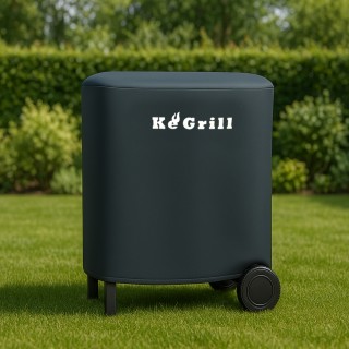 BAKAJI Αδιάβροχη Κάλυψη Μπάρμπεκιου Δύο Εστιών Ανθεκτική Προστασία ...