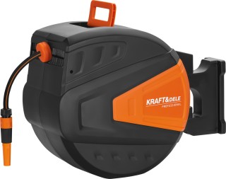 Kraft&Dele Αυτόματη Ανέμη Τοίχου με Λάστιχο Ποτίσματος 40m + 2m (1/...