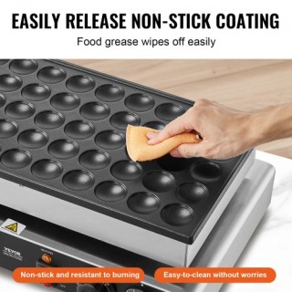 Μηχανή Παρασκευής Μίνι Ολλανδικών Pancake 43mm VEVOR 50PCS 1700W  S...