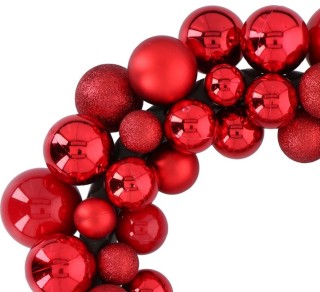 BAKAJI Χριστουγεννιάτικο στεφάνι με μπάλες για πόρτα, στεφάνι Χρισ... BAKAJI Χριστουγεννιάτικο στεφάνι με μπάλες για πόρτα, στεφάνι Χρισ...