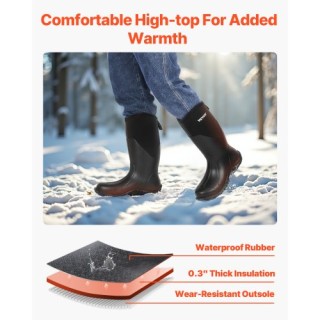 VEVOR Ανδρικές Προστατευτικές Μπότες Εργασίας Νεοπρένιο Καουτσούκ Μ... VEVOR Ανδρικές Προστατευτικές Μπότες Εργασίας Νεοπρένιο Καουτσούκ Μ...