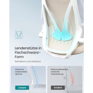 SONGMICS Εργονομική Καρέκλα Γραφείου με Ρυθμιζόμενο Ύψος και Αναδιπ...