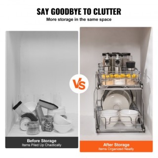 VEVOR  Διπλό Συρτάρι Οργάνωσης Ντουλαπιού 12x21  FZSLLDGGEC12VMAA1V0