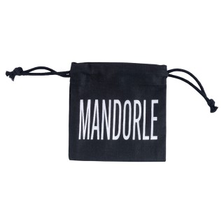 Villa dEste Home Μαύρο Ανάποδο Διπλής Όψεως Βαμβακερό Πουγκί με Δαν...