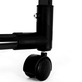 BAKAJI  Πτυσσόμενη Κρεμάστρα Ρούχων από Ατσάλι με Ρυθμιζόμενη Επεκτ...