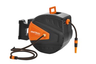 Kraft&Dele Αυτόματη Ανέμη Τοίχου με Λάστιχο Ποτίσματος 40m + 2m (1/...