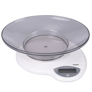 Kooper Ψηφιακή ζυγαριά κουζίνας με μπολ 800 ml Kooper 5918843 Τυχαί...