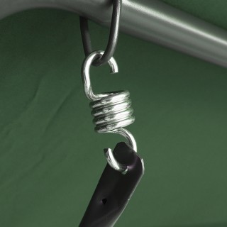 Galileo Κούνια κήπου 3 θέσεων με ανθρακούχα ατσάλινη δομή, σκίαστρο... Galileo Κούνια κήπου 3 θέσεων με ανθρακούχα ατσάλινη δομή, σκίαστρο...