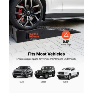 VEVOR Βαριών Καθηκόντων Φορητές Ράμπες Αυτοκινήτου 5897 kg, για Συν...