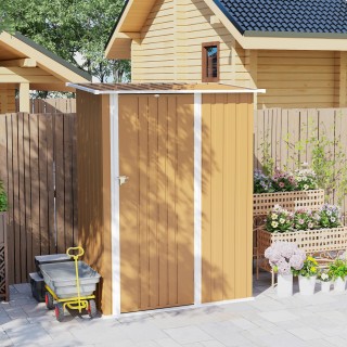 Outsunny Μεταλλική Αποθήκη Εργαλείων με Κεκλιμένη Στέγη και Κλειδού... Outsunny Μεταλλική Αποθήκη Εργαλείων με Κεκλιμένη Στέγη και Κλειδού...