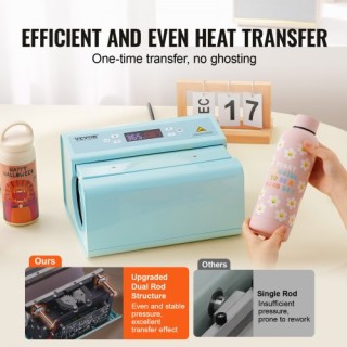 Μηχανή Θερμομεταφοράς Κούπας VEVOR 11-30oz Μπλε  ZNKBJ30OZSLLL8371V2