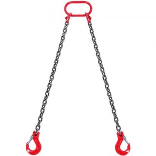 Αλυσίδα Ανύψωσης VEVOR 5/16 x 5 με 2 Σκέλη και Γάντζους 6600 lbs D... Αλυσίδα Ανύψωσης VEVOR 5/16 x 5 με 2 Σκέλη και Γάντζους 6600 lbs D...