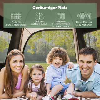 Costway Αυτόματη Σκηνή Καμπινγκ με Τσάντα Μεταφοράς - Διπλής Επίστρ... Costway Αυτόματη Σκηνή Καμπινγκ με Τσάντα Μεταφοράς - Διπλής Επίστρ...