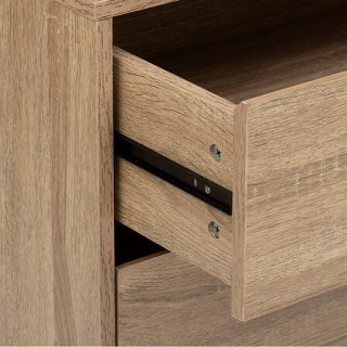 Ξύλινη Ντουλάπα με 3 Συρτάρια & Κρεμάστρα 80 x 48 x 180cm Φυσικό Ξύ... Ξύλινη Ντουλάπα με 3 Συρτάρια & Κρεμάστρα 80 x 48 x 180cm Φυσικό Ξύ...