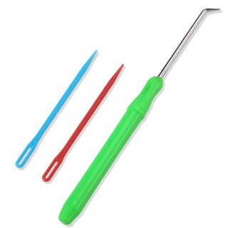 BAKAJI Σετ Πλέξης Βελόνες Κροσέ 4τμχ + Αξεσουάρ Βελόνες Βελονάκι Κα...