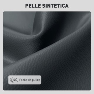 HOMCOM Καναπές Διθέσιος από Συνθετικό Δέρμα, Χωρίς Μπράτσα και με Κ... HOMCOM Καναπές Διθέσιος από Συνθετικό Δέρμα, Χωρίς Μπράτσα και με Κ...