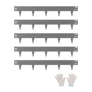 VEVOR Ανθεκτική Μεταλλική Περιμετρική Επένδυση Κήπου σε Σκούρο Γκρι... VEVOR Ανθεκτική Μεταλλική Περιμετρική Επένδυση Κήπου σε Σκούρο Γκρι...