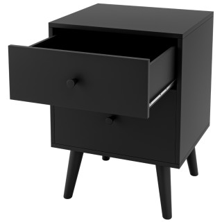 Costway Κομοδίνο με 2 Συρτάρια και Σταθερά Πόδια από Καουτσούκ Ξύλο... Costway Κομοδίνο με 2 Συρτάρια και Σταθερά Πόδια από Καουτσούκ Ξύλο...