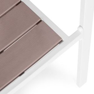 MultiGarden Σετ 2 λευκών κήπου καρεκλών για βεράντα ή μπαλκόνι από ...