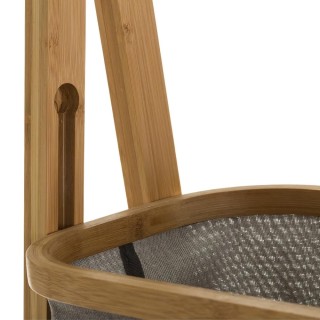 BAKAJI  Φορητό Πτυσσόμενο Έπιπλο Μπάνιου με 3 Συρτάρια από Ξύλο Μπα...