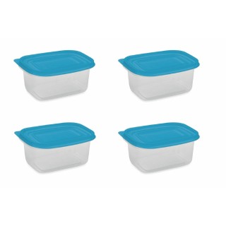 Galileo Σετ από 4 Δοχεία Διατήρησης Φρεσκάδας PP με Καπάκι 710 ml 2...