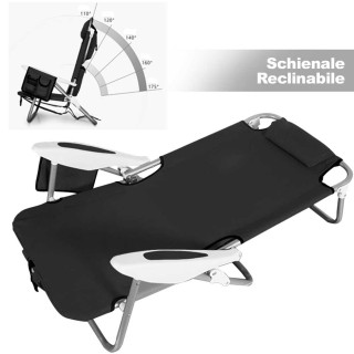 BAKAJI Πτυσσόμενη Καρέκλα Παραλίας Αλουμινίου με Θερμική Τσάντα κα... BAKAJI Πτυσσόμενη Καρέκλα Παραλίας Αλουμινίου με Θερμική Τσάντα κα...