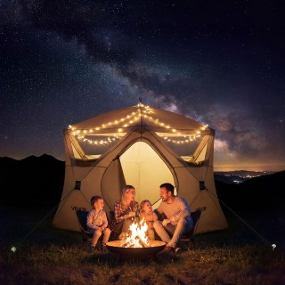 VEVOR Σκηνή Camping Pop Up Cabin για 4 Άτομα, με Μεγάλα Διχτυωτά Πα... VEVOR Σκηνή Camping Pop Up Cabin για 4 Άτομα, με Μεγάλα Διχτυωτά Πα...