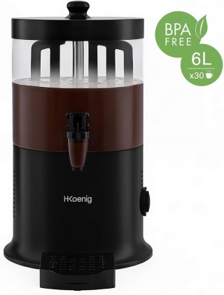 H.Koenig Διανομέας Ζεστών Ροφημάτων 1200W με Δοχείο 6L & Ρύθμιση Θε...