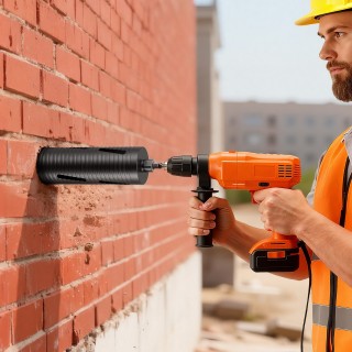 VEVOR Διαμαντοτρύπανο Κορωνάκι 102mm, Βάθος 241mm, Σπείρωμα M16 QXZ...