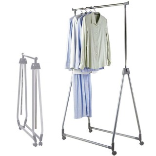BAKAJI Πτυσσόμενη Κρεμάστρα Ρούχων Ατσάλινη Ρυθμιζόμενη Ράβδος με ... BAKAJI Πτυσσόμενη Κρεμάστρα Ρούχων Ατσάλινη Ρυθμιζόμενη Ράβδος με ...