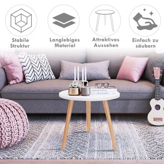 Ξύλινο Τραπέζι Σαλονιού, Κουζίνας, Τραπεζαρίας 40 x 40 x 48 cm - Λε... Ξύλινο Τραπέζι Σαλονιού, Κουζίνας, Τραπεζαρίας 40 x 40 x 48 cm - Λε...