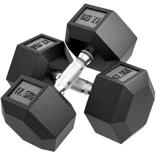 HOMCOM Σετ Αλτήρων Γυμναστηρίου 2x17,5 kg με Αντιολισθητική Λαβή, Μ... HOMCOM Σετ Αλτήρων Γυμναστηρίου 2x17,5 kg με Αντιολισθητική Λαβή, Μ...
