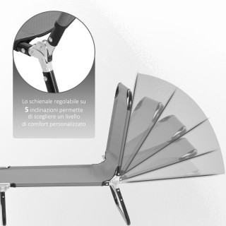 Outsunny Πτυσσόμενη Καρέκλα Κήπου με Ρυθμιζόμενη Πλάτη, Ατσάλι και ... Outsunny Πτυσσόμενη Καρέκλα Κήπου με Ρυθμιζόμενη Πλάτη, Ατσάλι και ...