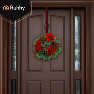 Ruhhy Χριστουγεννιάτικο Στεφάνι για Πόρτες και Τραπέζια 30 εκ. 26470