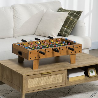 HOMCOM Πτυσσόμενο Ποδοσφαιράκι για Ενήλικες και Παιδιά με 2 Μπάλες ...