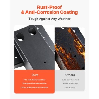 VEVOR Σύνδεσμοι Πλατφόρμας Σύνθετων Γωνιών για Ξυλεία 88.9x88.9 mm ... VEVOR Σύνδεσμοι Πλατφόρμας Σύνθετων Γωνιών για Ξυλεία 88.9x88.9 mm ...