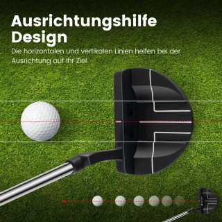 Costway Τέλειος Συνοδός Γκολφ: Υψηλής Ποιότητας Putter για Βελτίωση...