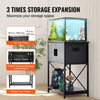 Βάση Ενυδρείου VEVOR 20 Γαλονιών, Μεταλλική και MDF, 76 kg, Μαύρη ... Βάση Ενυδρείου VEVOR 20 Γαλονιών, Μεταλλική και MDF, 76 kg, Μαύρη ...