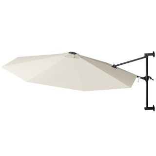 BAKAJI Ομπρελόνε τοίχου 300 εκ. Παρασόλι Τοίχου Μεταλλική Δομή Κιό... BAKAJI Ομπρελόνε τοίχου 300 εκ. Παρασόλι Τοίχου Μεταλλική Δομή Κιό...