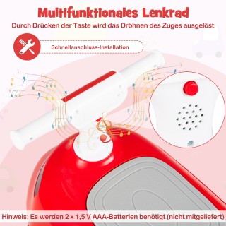 Costway Κόκκινο Παιδικό Αυτοκινητάκι με Κλάξον & Αποθηκευτικό Χώρο ... Costway Κόκκινο Παιδικό Αυτοκινητάκι με Κλάξον & Αποθηκευτικό Χώρο ...