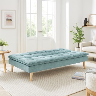 BAKAJI Καναπές-Κρεβάτι Ανακλινόμενο 3 Θέσεων Εργονομικό σε Υφασμάτι...