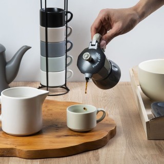 Galileo Παραδοσιακή καφετιέρα 1 φλιτζανιού από κράμα αλουμινίου με ...