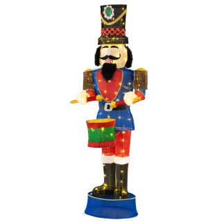 Costway Μεγάλος Φωτιζόμενος Καρυοθραύστης Χριστουγεννιάτικη Διακόσ... Costway Μεγάλος Φωτιζόμενος Καρυοθραύστης Χριστουγεννιάτικη Διακόσ...