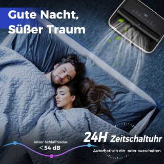 Costway Φορητό Κλιματιστικό 12000BTU με Σωλήνα Εξαγωγής 4-σε-1 με Θ... Costway Φορητό Κλιματιστικό 12000BTU με Σωλήνα Εξαγωγής 4-σε-1 με Θ...